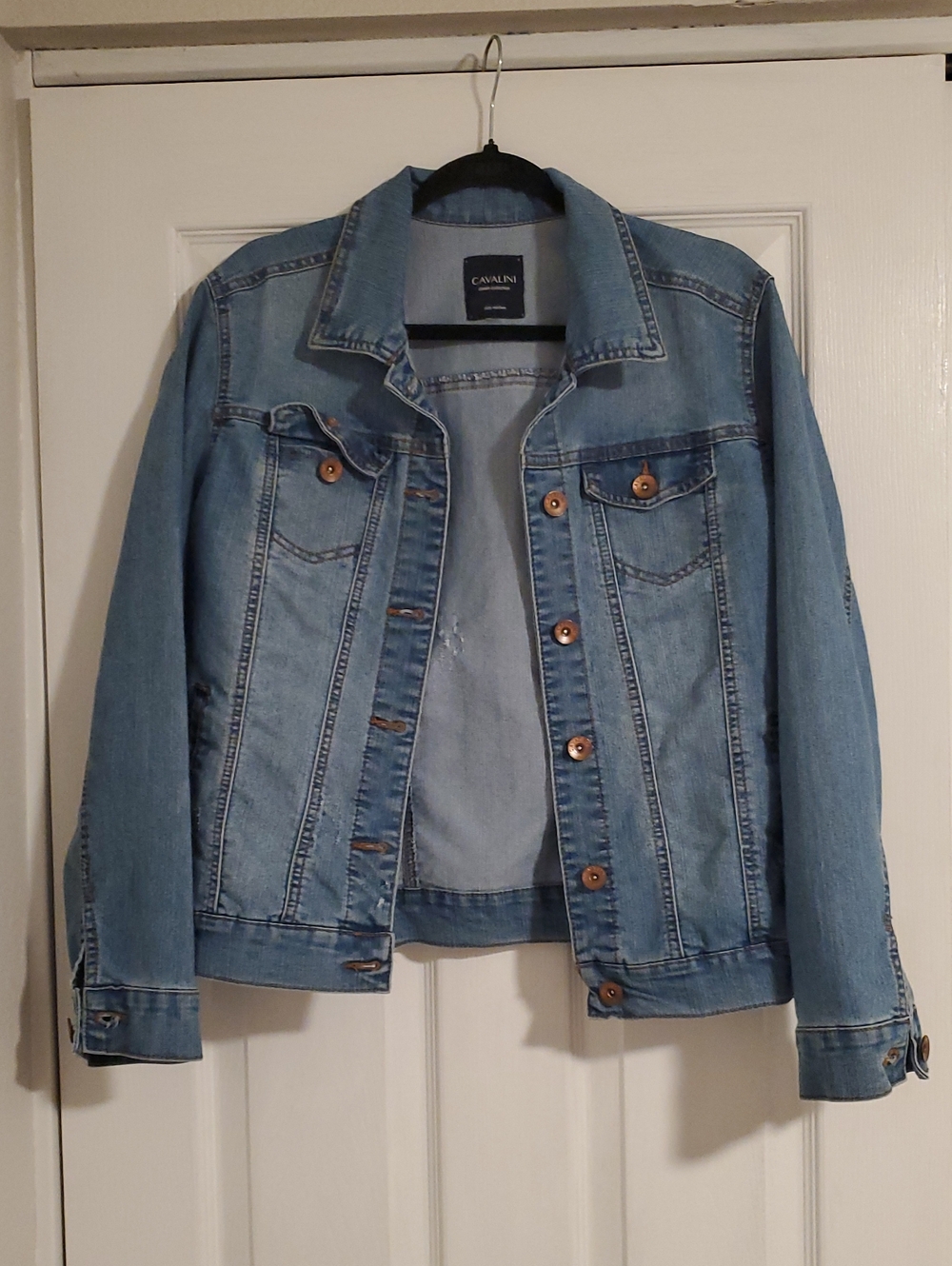 Cavalini Light Wash Blue Denim Jacket for Men